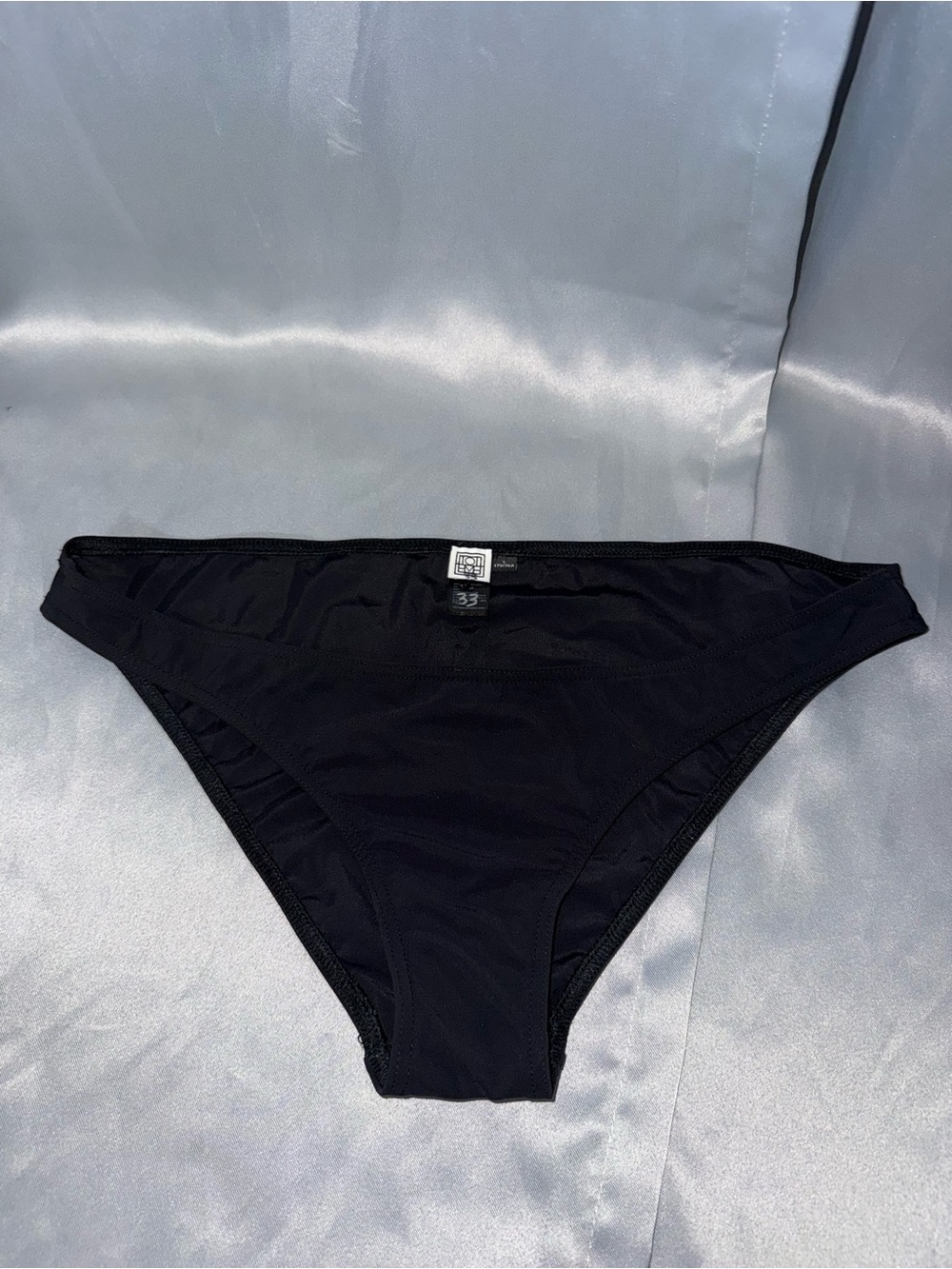 Toteme Black One-Piece Swim Brief